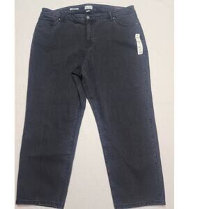 AVA &VIV high rise 90's straight black jeans W46'' x L42''